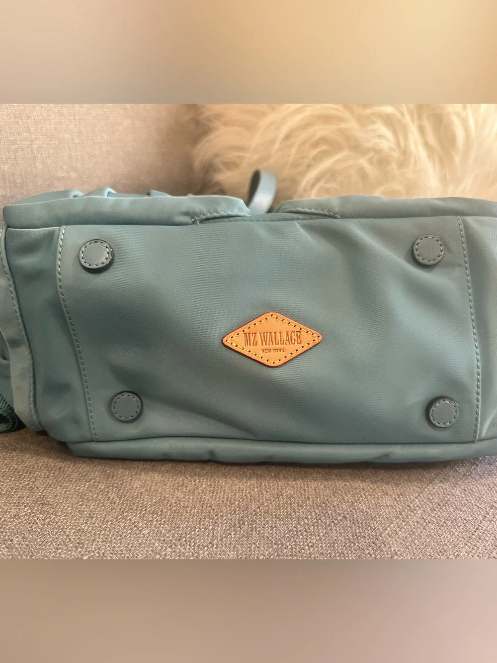 MZ Wallace Small Abbey Tote, Adriatic Blue, EUC